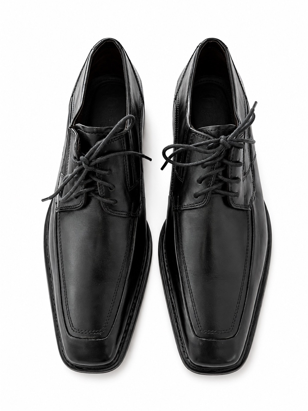 Luxury Bugatti Handsewn Genuine Leather Dress Shoes Black Size 9 Soft Gel Formal